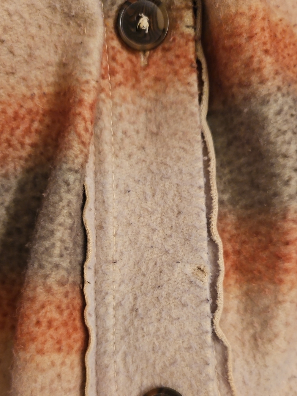 Free People Ruby Sweatshirt Shacket, Stone Serape Stripe, Southwestern, L, Cozy - Picture 4 of 10